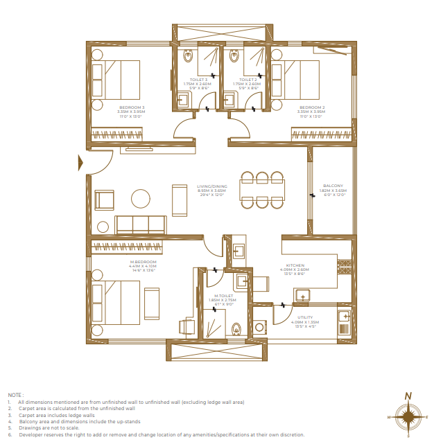 Godrej Neopolis - Floor plan - 1