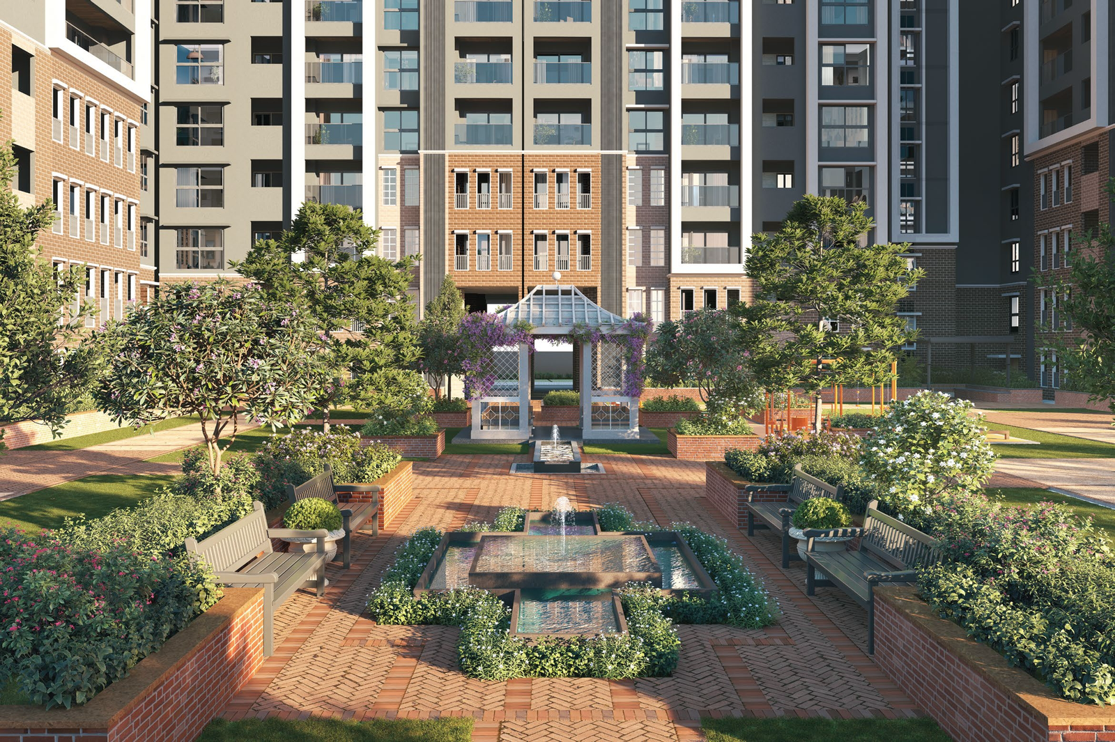 Godrej Neopolis - Courtyard